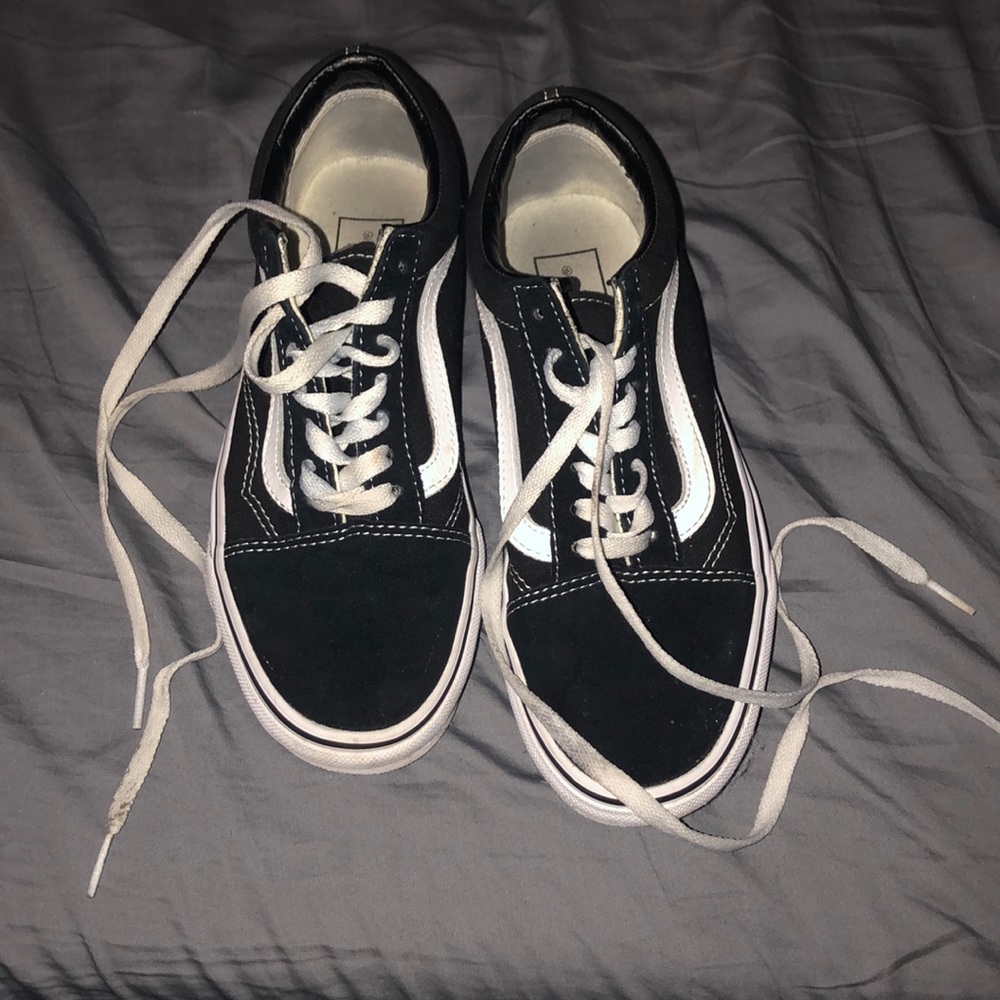 black old skool vans